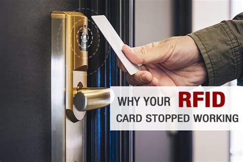 rfid card stopped working|problems with rfid.